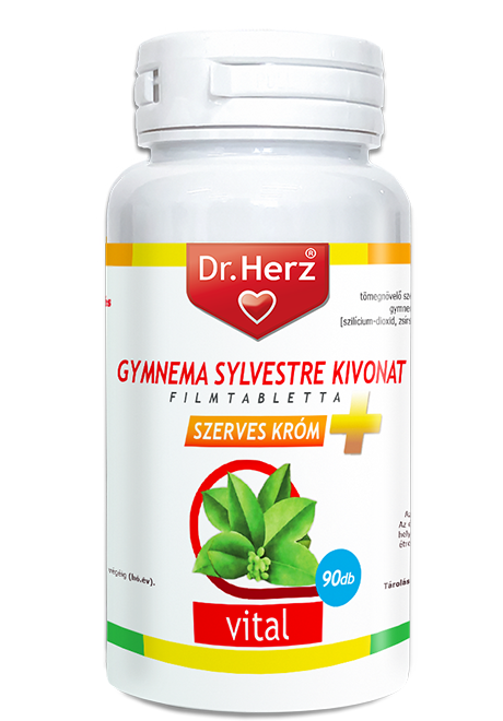 Dr. Herz Gymnema Sylvestre + Szerves króm 90 db tabletta (Szavatosság: 2023.09.30.)