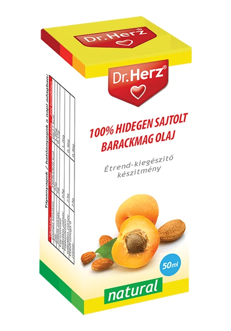DR Herz Barackmag olaj 100% hidegen sajtolt 50ml