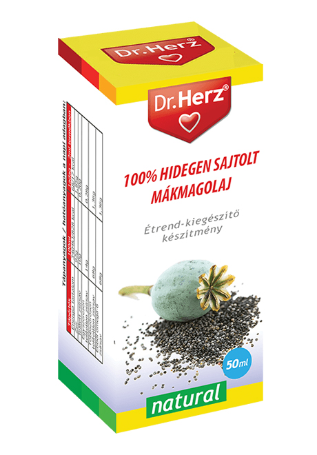 DR Herz Mákmagolaj 100% hidegen sajtolt 50ml
