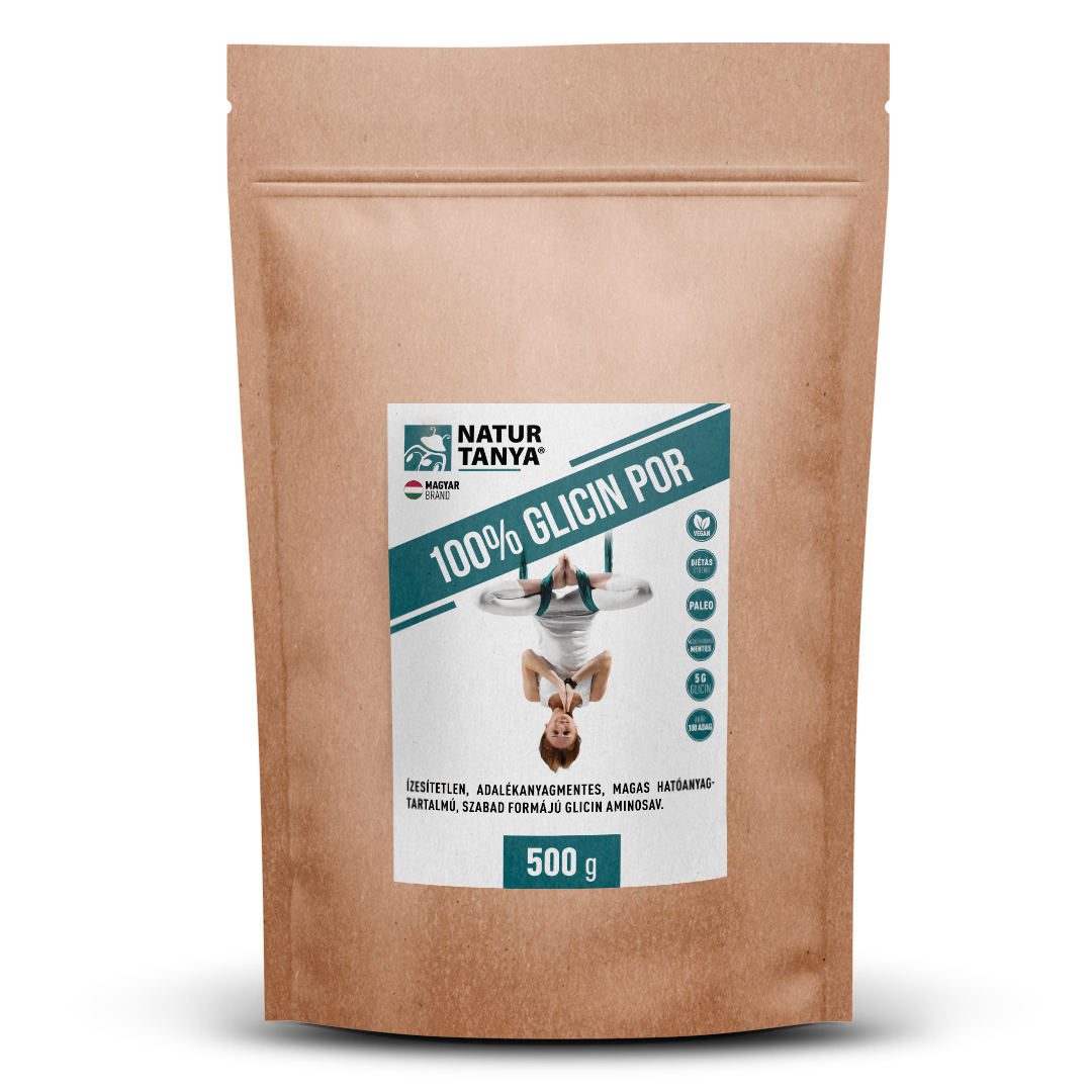 Natur Tanya 100% glicin aminosav - adalékanyagmentes por forma a pihentető alvás kiegészítésére 500 g