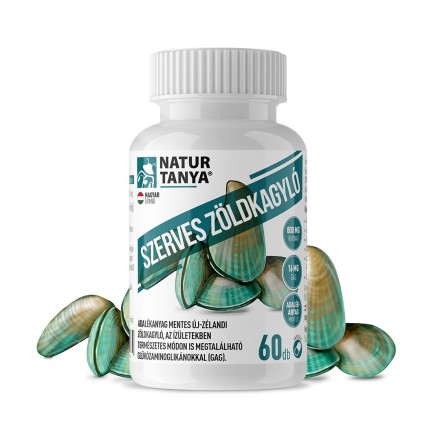 Natur Tanya® SZERVES ZÖLDKAGYLÓ- adalékanyagmentes, liofilizált új-zélandi zöldkagyló