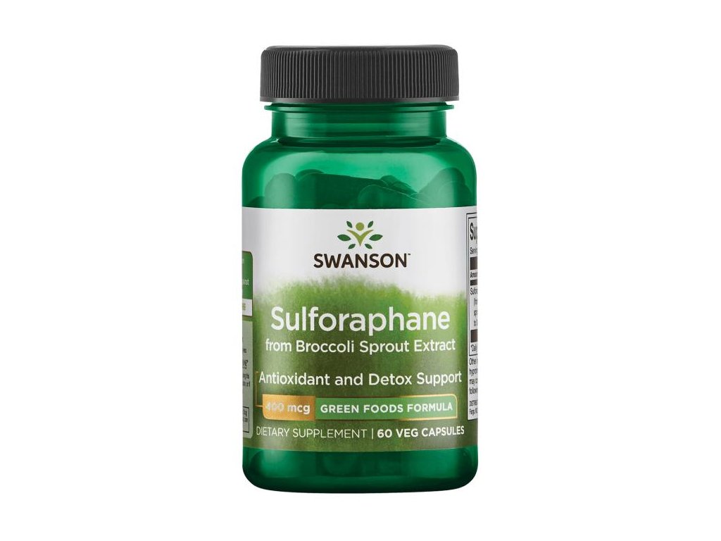 Swanson Sulforaphane Brokkoli kivonat - 60 db kapszula (Minőségét megőrzi: 2024.04.)