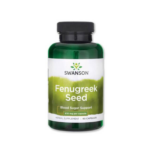 Swanson Görögszéna (Fenugreek) 610 mg / 90 kapszula