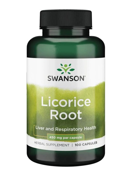 Swanson Licorice Root (Édesgyökér) 100db kapszula